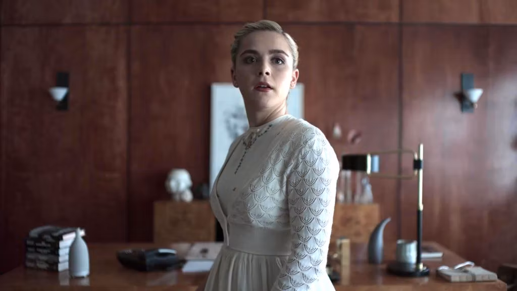 Kiernan Shipka Vows To Take Down Diane Kruger In The New "Swimming With Sharks" Trailer