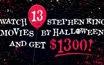 Scream Job: Enter To Watch 13 Stephen King Films & Get $1,300!