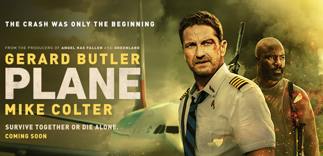 A Crash Is Just The Beginning In The Trailer For 'Plane' - Starring Gerard Butler & Mike Colter