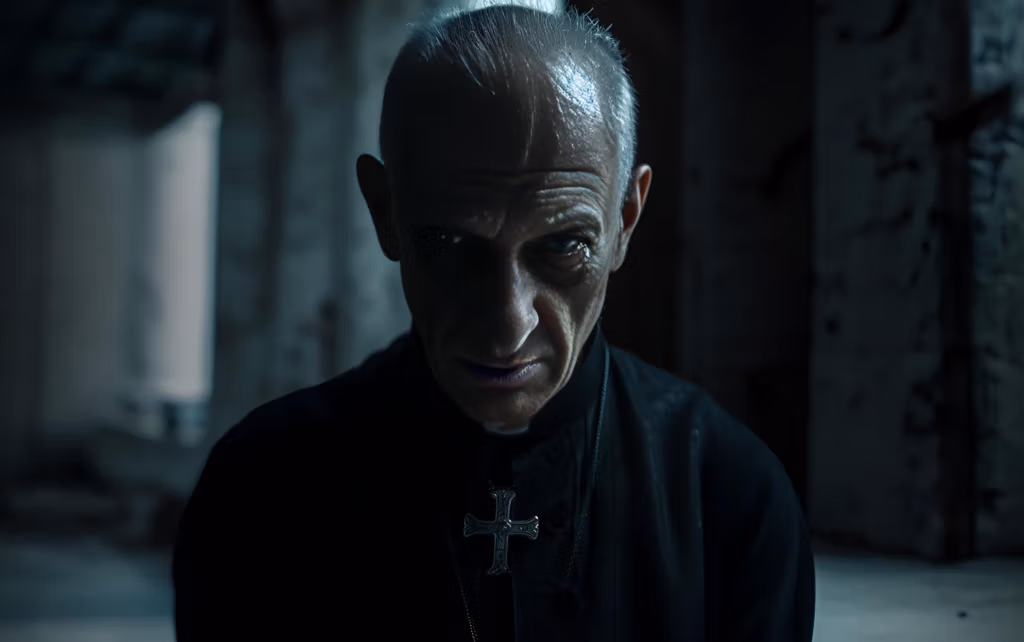 First Look: Priests Conjure Evil In the Supernatural Horror 'Practice House'