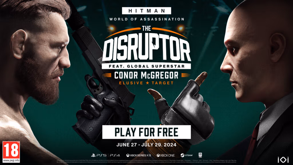 MMA Superstar Conor McGregor Becomes a Target in Hitman 3