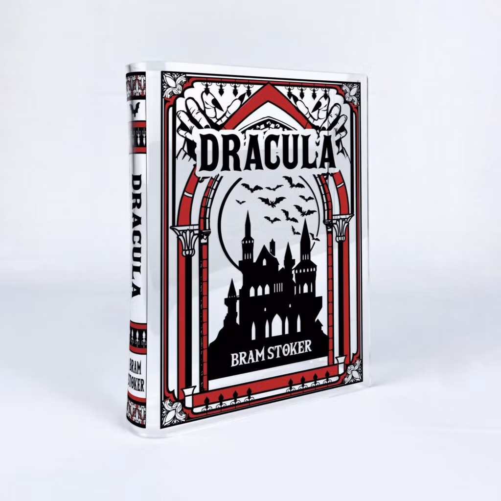 Product Review: Biblio Bloom's Dracula Acrylic Book Vase