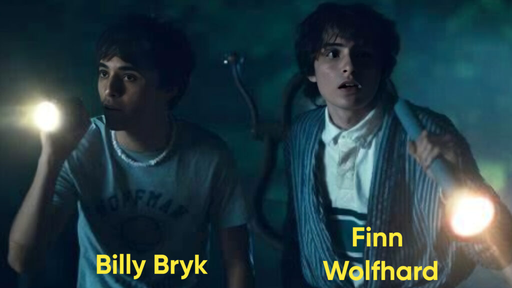 Finn Wolfhard and Billy Bryk