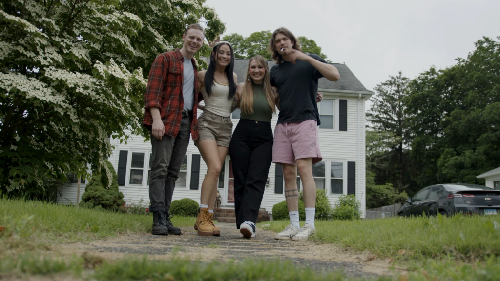 Joe Bob Briggs stars in the werewolf movie The Fairfield County Four.