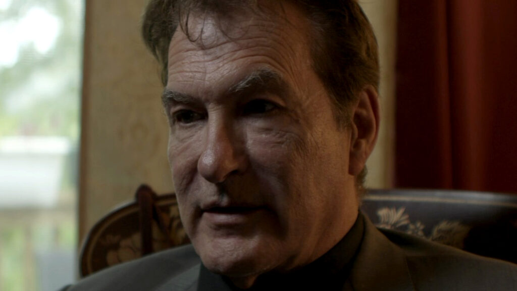 Joe Bob Briggs stars in the werewolf movie The Fairfield County Four.