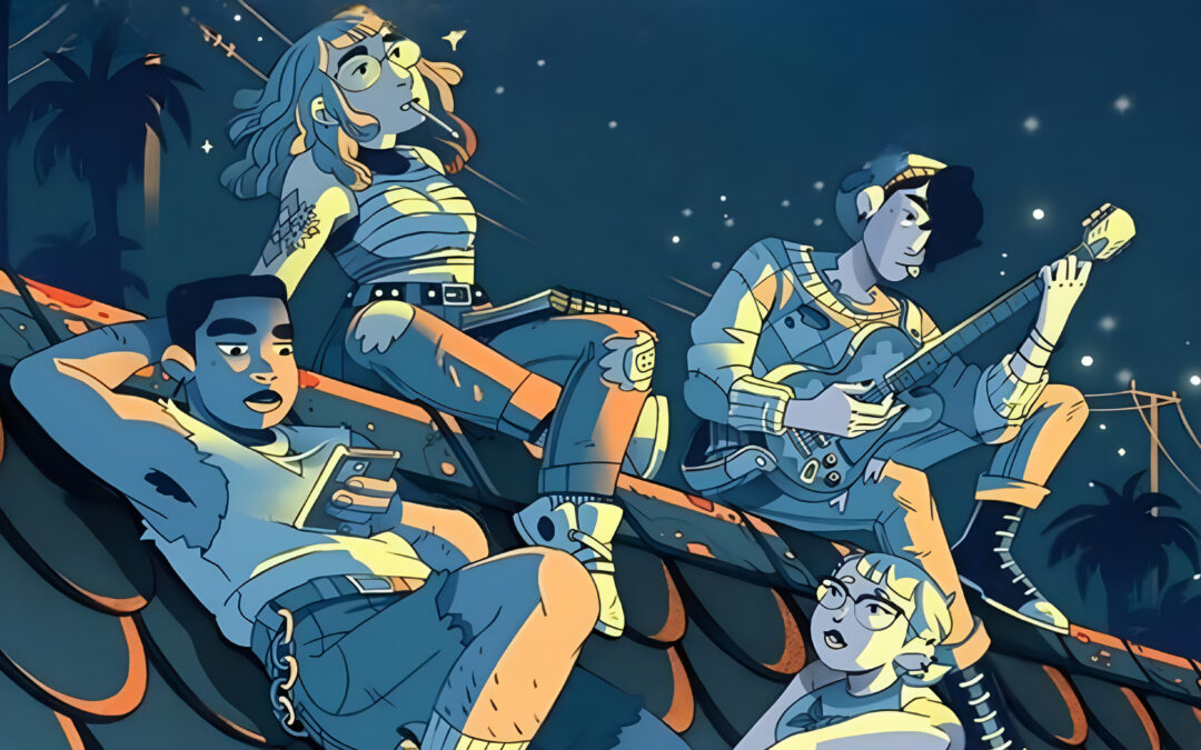 Baker & Goux Get the Band Back Together for Horror Graphic Novel ‘PUNK’N HEADS'”