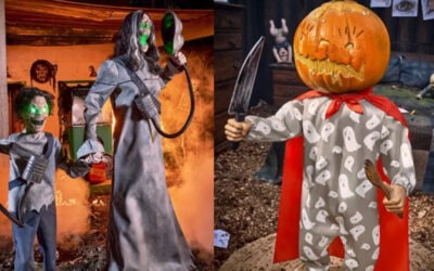 Spirit Halloween Drops Two New Animatronics— An Apocalyptic Nightmare and a Pumpkin Faced Killer