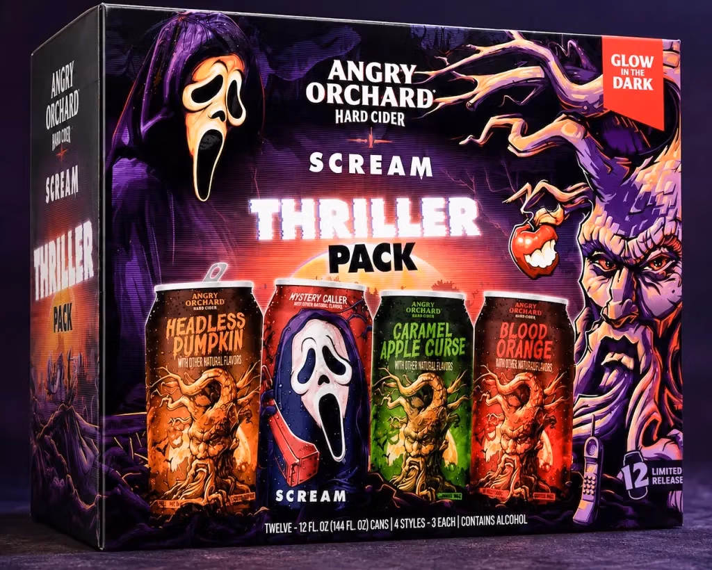 What’s Your Favorite Scary Cider? Angry Orchard Teams Up with Scream for Its "Thriller Pack"