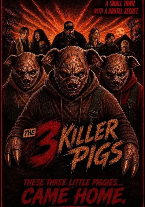 Indie Horror ‘The 3 Killer Pigs’ Unleashes Blood-Drenched Chaos This Month
