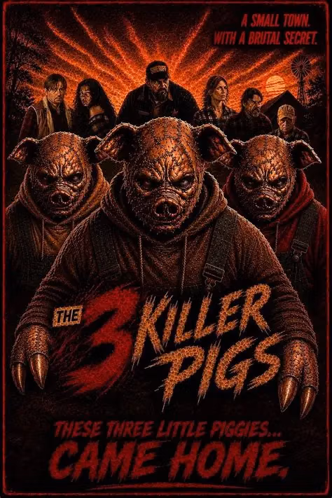 Indie Horror ‘The 3 Killer Pigs’ Unleashes Blood-Drenched Chaos This Month