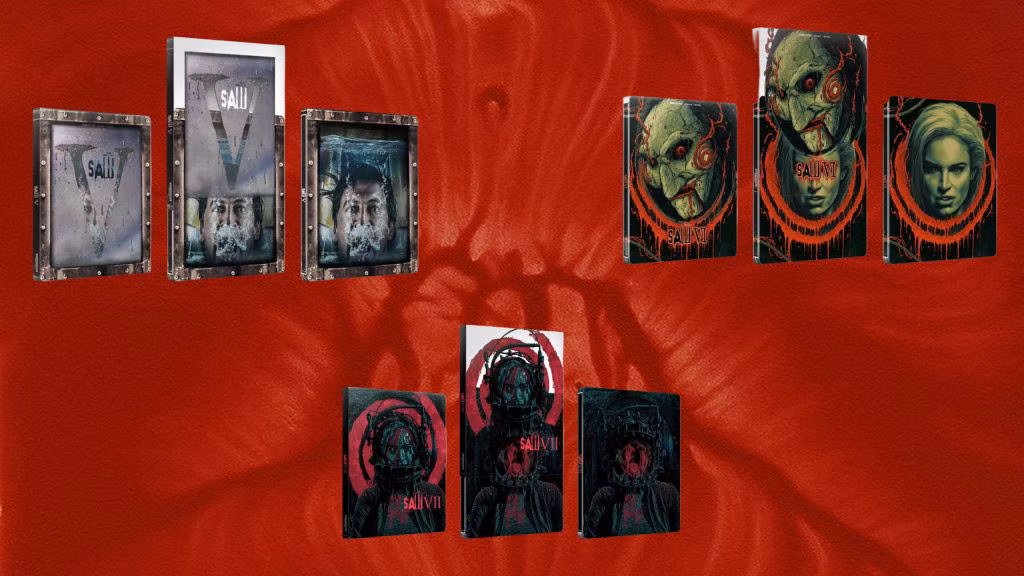 The Jigsaw Legacy Continues with Three Massive 'Saw' 4K SteelBook Releases